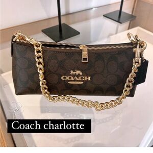 COACH CHARLOTTE SHOULDER BAG NEW IN TAG